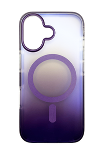 Чохол Fibra Shock-Proof with MagSafe для iPhone 17 clear/deep purple