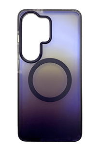 Чохол Fibra Shock-Proof with MagSafe для Samsung S26 Ultra clear/deep purple