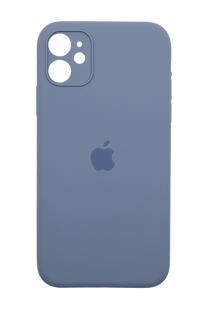 Силиконовый чехол Full Cover для iPhone 11 lavander grey Full Camera