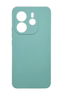 Силиконовый чехол Full Cover для Xiaomi Redmi Note 14 4G azure Full Camera без logo