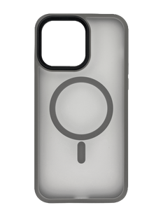 Чехол TPU+PC Metal Buttons with MagSafe Colorful для iPhone 14 Pro Max gray
