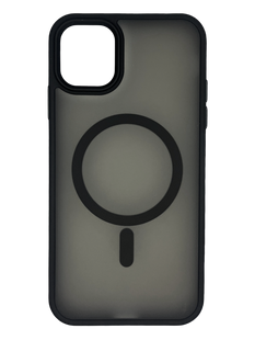 Чохол TPU+PC Metal Buttons with MagSafe Colorful для iPhone 12/12 Pro black