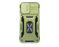 Чохол Camshield Army Ring для Samsung M53 5G army green протиударний шторка/захист камери