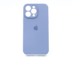 Силіконовий чохол Full Cover для iPhone 14 Pro Max lavender grey Full Camera