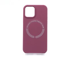Чохол Original Full soft with MagSafe для iPhone 12/12 Pro marsala