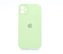 Силіконовий чохол Full Cover Square для iPhone 11 green Camera Protective