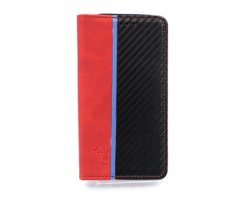 Чохол книжка Carbon для Samsung J3/J320/J310 red/black (4you)