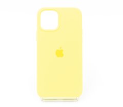 Силіконовий чохол Full Cover для iPhone 12/12 Pro bright yellow