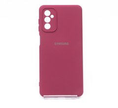 Силіконовий чохол Full Cover для Samsung M52 marsala My Color Full Camera