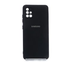 Силіконовий чохол Full Cover для Samsung A51 black My Color Full Camera