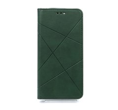 Чохол книжка Business Leather для Xiaomi Redmi Note 10/Note 10S green