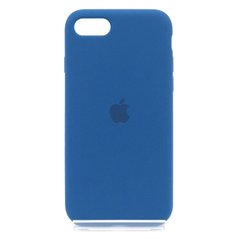 Силиконовый чехол Full Cover для iPhone SE 2020 royal blue Protective
