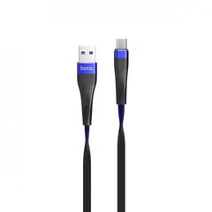 USB кабель HOCO U39 Slender Charging Data Micro 2,4A/1,2m blue&black