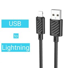 USB кабель Hoco X88 Lightning 2.4A/1m black