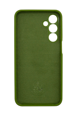 Силиконовый чехол Full Cover для Samsung M35 5G dark green Full Camera без logo