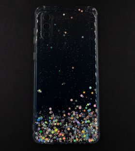 Накладка SP Confetti для Samsung A02/M02 white/blue