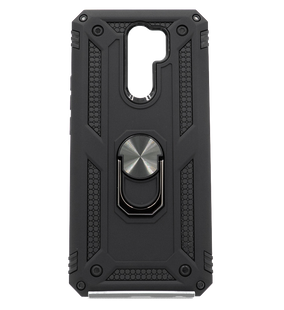 Чохол Getman Serge Ring for Magnet для Xiaomi Redmi 9 black протиударний