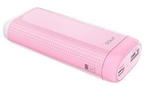 Power Bank GOLF GF-D5S LED 10000mAH pink