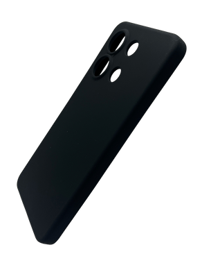 Силиконовый чехол WAVE Full Cover для Xiaomi Redmi Note 13 4G black Full camera