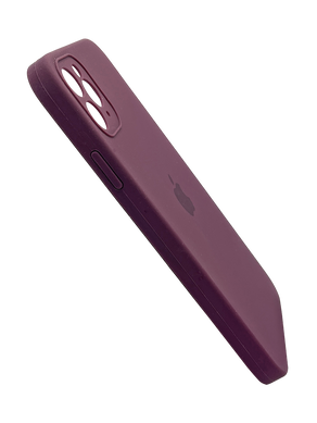 Силіконовий чохол Full Cover для iPhone 11 Pro Max plum Full Camera