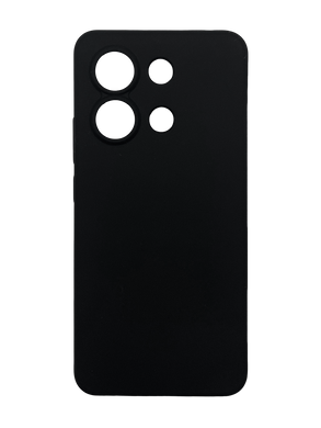 Силиконовый чехол WAVE Full Cover для Xiaomi Redmi Note 13 4G black Full camera