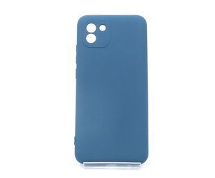 Силіконовий чохол WAVE Colorful для Samsung A03 blue Full Camera (TPU)
