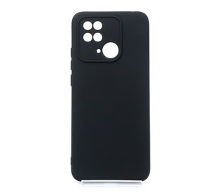 Силіконовий чохол Full Cover для Xiaomi Redmi 10C black Full Camera без logo