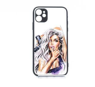 TPU+PC чохол Prisma Ladies для iPhone 11 purple Full Camera