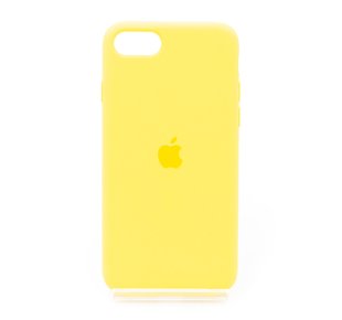 Силиконовый чехол Full Cover для iPhone 7/8/SE 2020 yellow