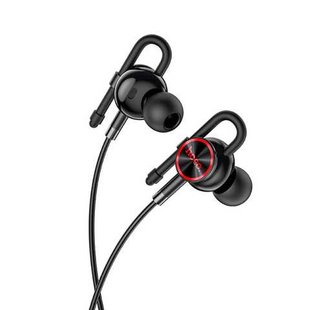 Навушники Borofone M84 Perfection universal earphones with mic Black