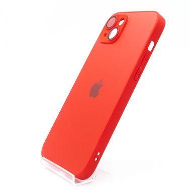Чохол TPU+Glass sapphire matte case для iPhone 14 Plus cola red