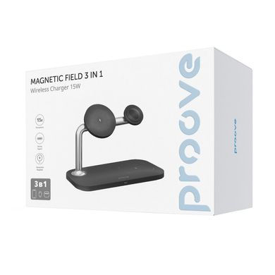 Бездротовий ЗП Proove Magnetic Field 3 in1 black