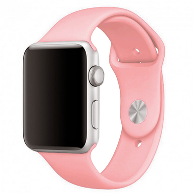 Силіконовий ремінець для Apple Watch Sport Band 38/40/41mm (S) 2pcs light pink