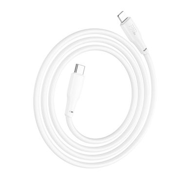 PD Кабель HOCO X93 Force PD20W charging data cable for Lightning 1m. White