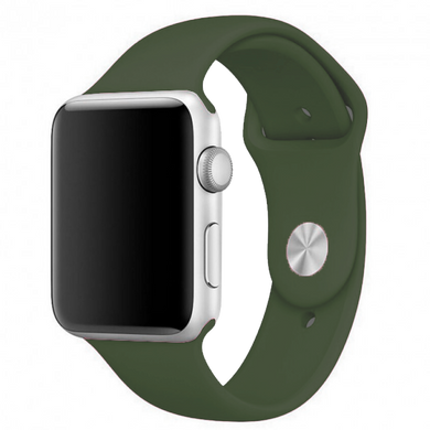 Силіконовий ремінець для Apple Watch Sport Band 38-40mm (S/M & M/L) 3pcs army green
