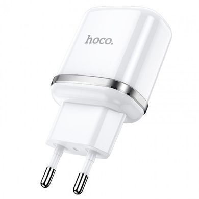 Мережевий зарядний пристрій HOCO N4 Aspiring Type-C 2.4A 2usb (EU) white