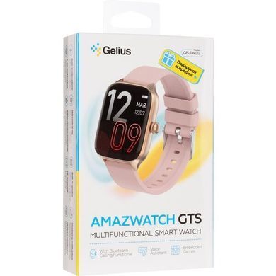 Смарт годинник Gelius GP-SW012 (Amazwatch GTS) gold rose