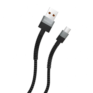 USB кабель Walker C700 Type-C 20W 1m black