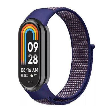 Ремешок Nylon для Xiaomi Mi Band 8 dark blue