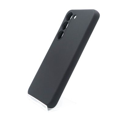 Силіконовий чохол SMTT для Samsung S23 black Full Camera з мікрофіброю
