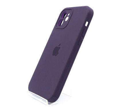 Силіконовий чохол Full Cover для iPhone 12 elderberry Full Сamera