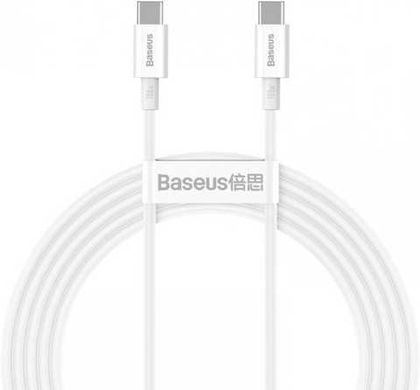 Кабель Baseus CATYS-B02 Superior Series Fast ChargingType-C to Type-C PD 100W 1m white