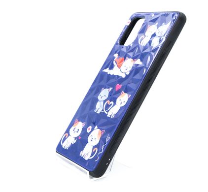 TPU+PC чохол Prisma Wave Majesty для Samsung A71 kitty in love/midnight blue