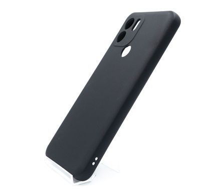 Силіконовий чохол Full Cover для Xiaomi Redmi A1+ black Full Camera без logo