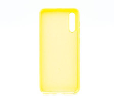 Силіконовий чохол Full Cover для Samsung A30s/A50/A50s yellow без logo