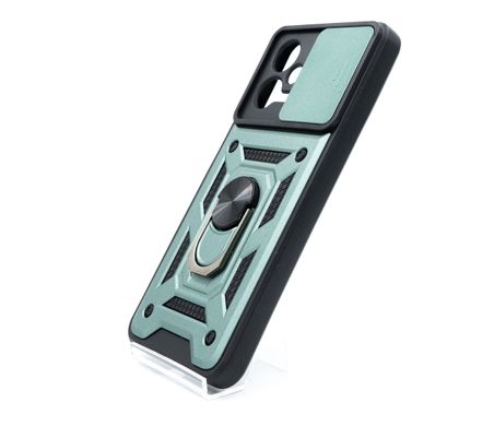 Чохол Camshield Serge Ring for Magnet для Xiaomi Redmi Note 12 5G/Poco X5 green протиуд.шторка/зах.