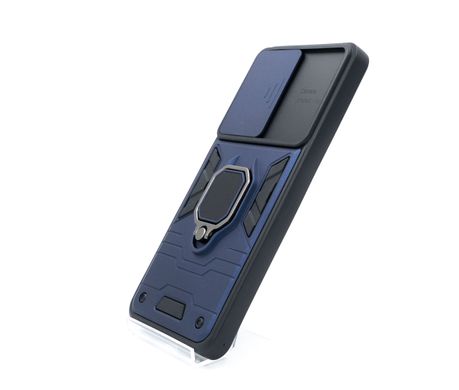 Чохол SP Camshield Serge Ring для Samsung A52 4G/5G dark blue протиударний шторка/захист камери