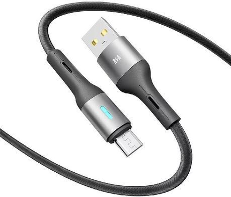 USB кабель YOKI LED YK-LE17 Micro 3A 1.2m black