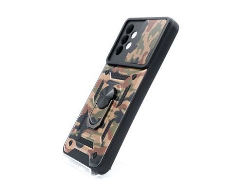 Чохол Camshield Serge Ring for Magnet Camo для Samsung A23 4G army brown протиударний