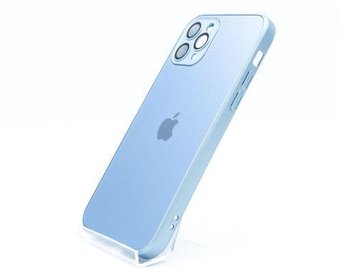 Чехол TPU+Glass sapphire matte case для iPhone 11 Pro sierra blue